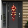 thumbnail image 1 of Colgante de año Nuevo Chino, colgante para Festival de Primavera, decoraciones de año Nuevo Lunar, adorno para pared, oficina, ventana, celebración de Estilo A 36cmx110cm Macarena Colgantes de año nuevo, 1 of 8