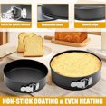 thumbnail image 2 of 4/7/9 Inch Springform Cake Pan Set of 3, Leakproof Nonstick Round Cheesecake Pans, Carbon Steel Bakeware with Removable Bottom, 2 of 8