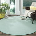 thumbnail image 2 of SAFAVIEH Montauk Terrence Geometric Diamond Cotton Area Rug, Ivory/Aqua, 6' x 6' Square, 2 of 10