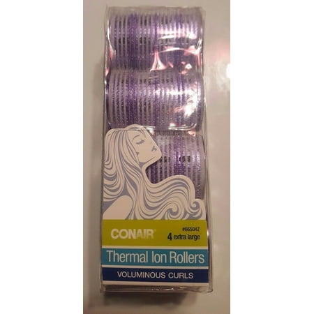 Conair Extra Large Thermal Ionic Roller 4 Count Pack Of