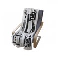 thumbnail image 4 of Auto Mechanic Soft Flannel Fleece Throw Blanket, Pictogram Style Repairing Themed Car and Mechanical Monochrome, Cozy Plush for Indoor and Outdoor Use, 50" x 60", Charcoal Grey White, by Ambesonne, 4 of 6