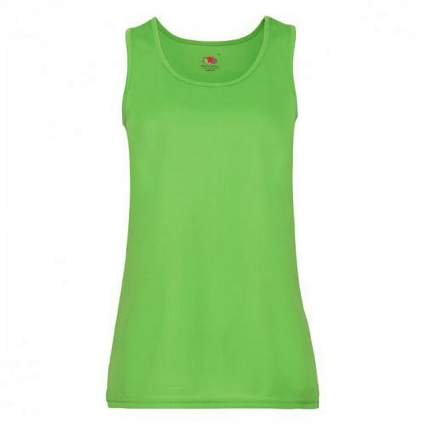 Fruit Of The Loom - Camiseta de tirantes transpirable Modelo Performance Hombre caballero (Lima)