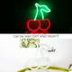 thumbnail image 4 of Cherry Neon Dormitorio Letrero de neón LED rojo Neón Luz de pared Fruta Neón Sailing Electrónica, 4 of 5