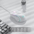 thumbnail image 2 of Ratón para juegos Redragon M612 Predator RGB 8000 DPI con cable blanco, 2 of 8