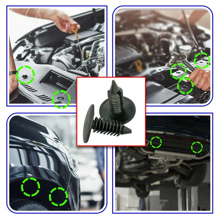 Mean Mug Auto 61518-3129A 25x Nylon Interior Door Panel Clips Trim 