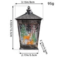 thumbnail image 2 of Ganfancp Viento de Navidad Luces de Imitación Led Luces Ornamentos Iglesia Holiday Home Decoration Night Lights Ofertas de La Semana 1X Lámpara de Viento, 2 of 2