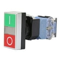 thumbnail image 4 of 5 uds BEM38-11DRG 22mm interruptor de botón de reinicio automático 1NO 1NC con luz indicadora (AC220V) VoborMX herramienta, 4 of 8
