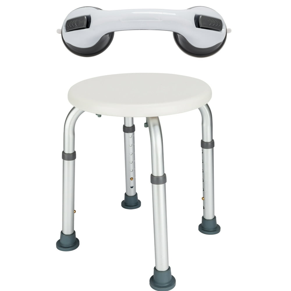 Zimtown Adjustable 7 Height Medical Elderly Bath Chair Bath Shower
