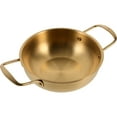 thumbnail image 1 of Olla para ramen doméstica binaural de acero inoxidable (dorada), 1 of 8
