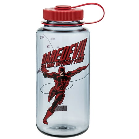 NALGENE 682016-0101 NALGENE 32OZ WM GRAY W/RED CAP DAREDEVIL