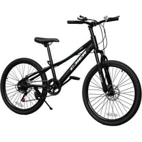 20 Inch Mountain Bike for Kids, Akaber Bicycles for Boys Girls 6-14 Years, 7 Speed Gears, Suspension Fork, Dual Disc Brakes, Anti-Slip Tires