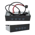 thumbnail image 4 of USB 3.2 Front Panel Hub 5.25in 4 Ports 10Gbps Stable Plug and Play Optical Drive Front Panel for Desktop Motherboard Optical Drive 4USB TYPE E, 4 of 14