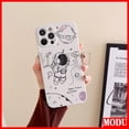 thumbnail image 1 of MODU Samsung Galaxy A03S A02S A10S A11 A12 A13 A20S A21S A22 A20 A30 A31 A32 A33 A42 A50 A50S A30S A51 A52 A53 A71 A72 A73 A73 2018 Moda Astronauta Mate Funda De Teléfono Suave, 1 of 4