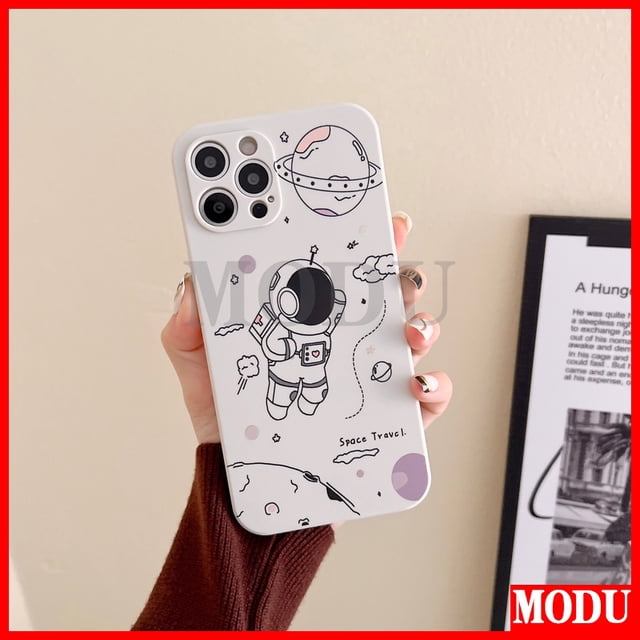 MODU Samsung Galaxy A03S A02S A10S A11 A12 A13 A20S A21S A22 A20 A30 A31 A32 A33 A42 A50 A50S A30S A51 A52 A53 A71 A72 A73 A73 2018 Moda Astronauta Mate Funda De Teléfono Suave