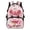 Strawberry Cow Print, variant on Aplkyhs Capybara Strawberry School Backpack for Students Age 6-18 Large Capacity Ergonomic Padded Adjustable Shoulder Straps Unisex Back to School Backpack for Elementary Middle High School