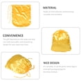 thumbnail image 2 of FONDOTIN 3-Pack Yellow Christmas Drawstring Bags for Holiday Storage and Festive Organization, 2 of 7