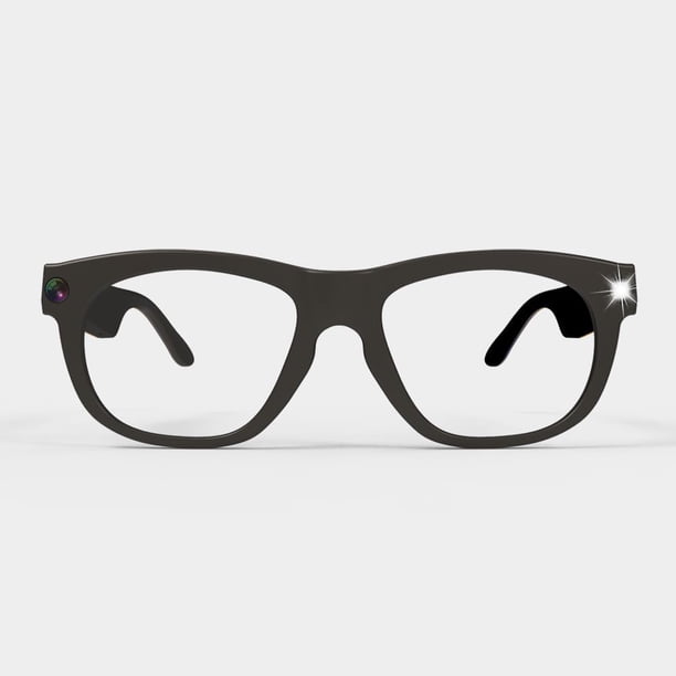 AI Smart Glasses Chat GPT Integrado, Cámara de 8MP, Traducción Aai 26 Idiomas, Asistente y Control por Voz, WiFi 2,4g, Gafas Inteligentes Bluetooth 5.4, Memoria Integrada de 16GB