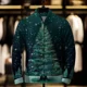 thumbnail image 3 of Cárdigan con estampado 3D navideño para hombre, chaqueta informal holgada, abrigo de invierno elegante, ropa de abrigo navideña 2024 para hombre, suéter navideño, 3 of 5