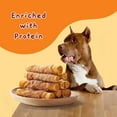 thumbnail image 6 of Jungle Calling Dog Treats Smoked Chicken Wrapped Rawhide Rolls, High Protein Dog Chews, Rawhide Chews for Medium and Large Dogs, 6 of 8