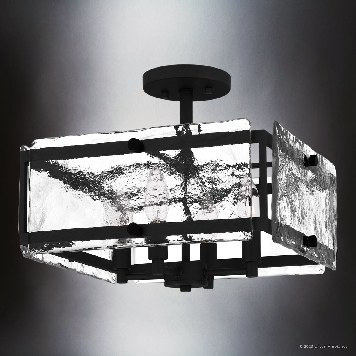 Luxury Coastal Ceiling Light, Earth Black, UQL5030