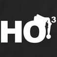 thumbnail image 2 of RedBarn Unisex Black Half Sleeves Cotton Santa HO HO HO 3 Sarcastic Funny T Shirt, 2 of 3