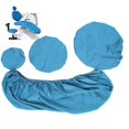 thumbnail image 3 of Housse de protection pour fauteuil dentaire, lavable et hautement élastique, avec coussin et appuie-tête, bleu clair (L), 3 of 4