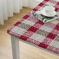 thumbnail image 4 of BANET Square/RectangleTablecloth Cotton Linen Plaid Tablecloth Table Cover Kitchen Dinning Tabletop Decoration White, 4 of 7