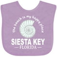 thumbnail image 3 of Inktastic Siesta Key Florida Beach Vacation Boys or Girls Baby Bib, 3 of 4