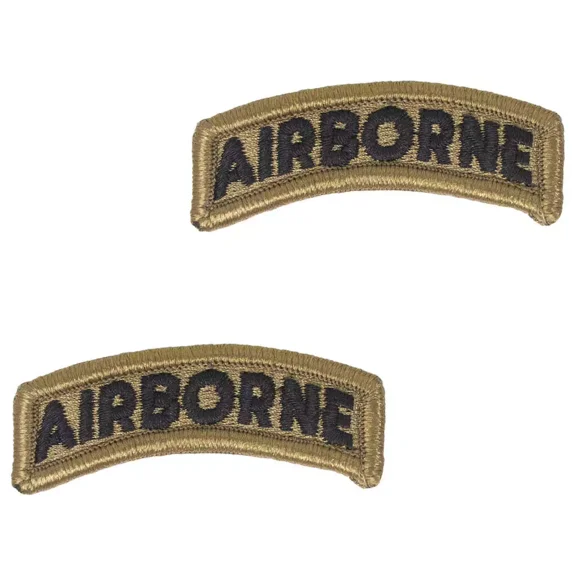 U.S. Army Airborne Tab Embroidered Genuine OCP Uniform Military Issue