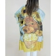 thumbnail image 3 of Elegant Timeless Full-Length Classic Kimono with Unique Artistic Print for Versatile Styling|SOL24A180, 3 of 7