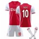 thumbnail image 1 of Nueva camiseta de fútbol para niños 2021/2022 4 # De Ligt 7 # Neres 22 # Ziyech Camisetas de fútbol Traje Pantalones cortos / calcetines Conjunto-10 Rojo-26 BmatwkZeng Bmatwe Jersey, 1 of 2