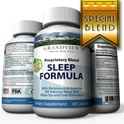 Natural Sleep Aid - Is An All-Natural Sleep Formula That Combines Melatonin, Tryptophan, Valerian Root And Non-Addictive Extracts