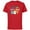Red, variant on Star Wars Grogu Mandalorian Toon Dad of the Birthday Boy - Short Sleeve Cotton T-Shirt for Adults - Customized-Navy