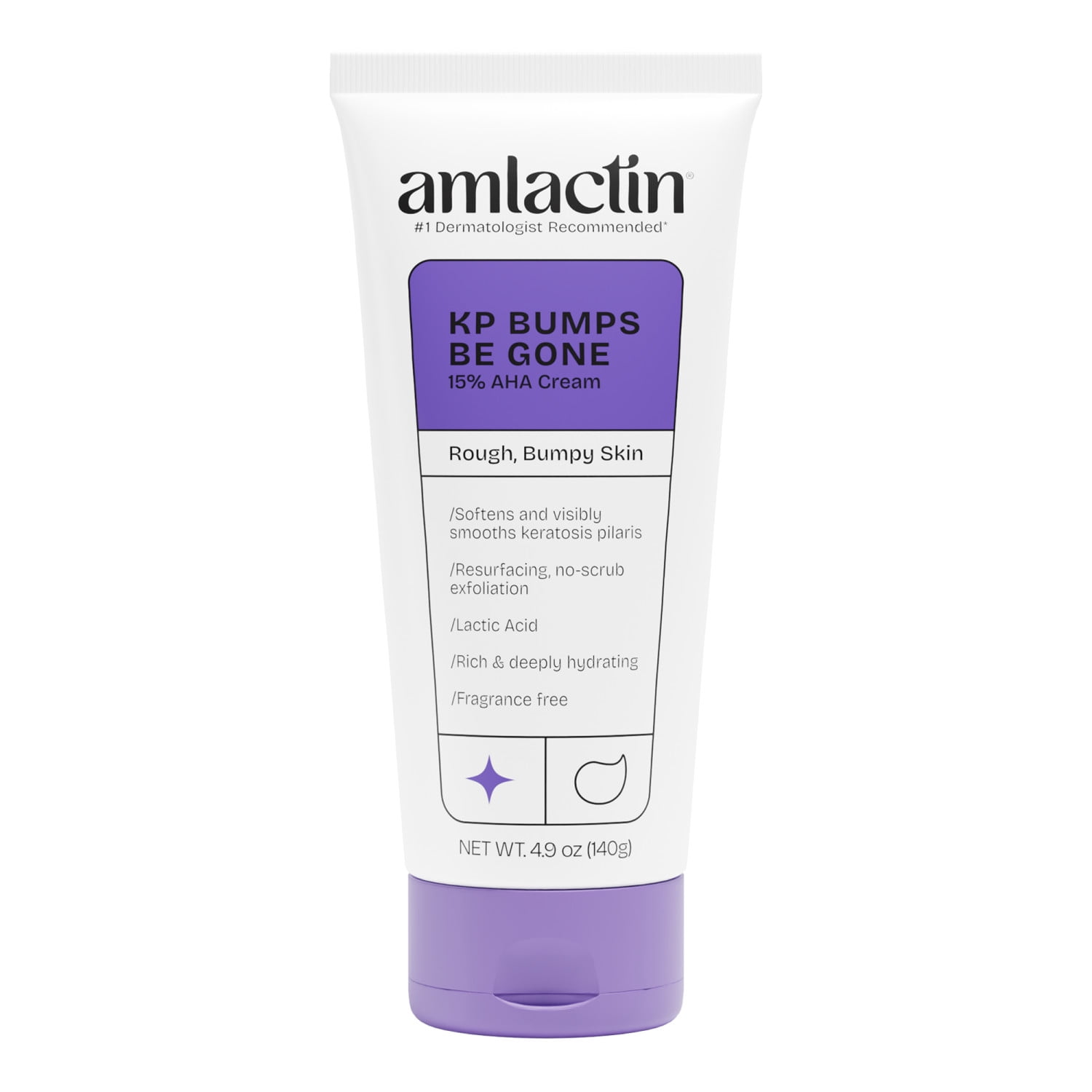 (2 pack) AmLactin KP Bumps Be Gone for Body, 4.9 Oz