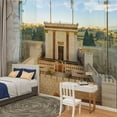 thumbnail image 2 of Peel and Stick Wallpaper Canvas Solomon Temple Model Jerusalem Modern Art Wall Mural Decor Self Adhesive and Removable 100in x 144in, 2 of 8