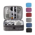 thumbnail image 5 of Digital Three Layer Pouch Headphone Headsets Case for Small Electronic Gadgets, 5 of 11