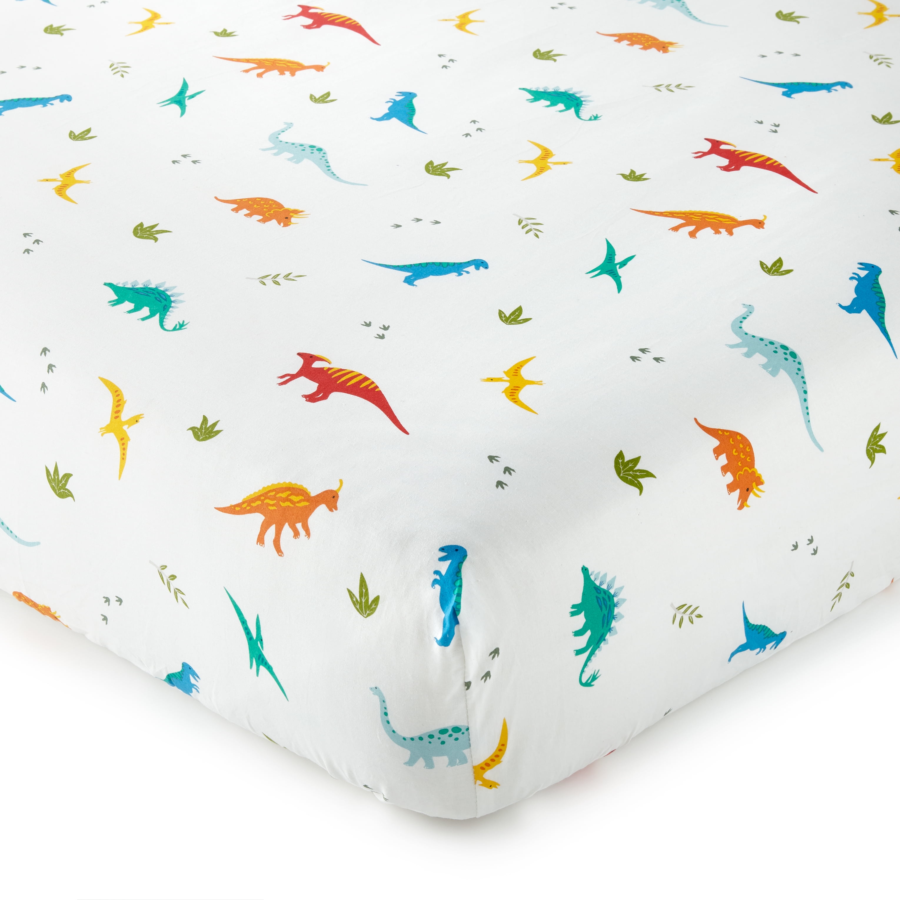 dinosaur fitted crib sheet