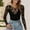 X-Black, variant on Babysbule Womens Tops Women See-Through Long Sleeve Seamless Arm Shaper Top Mesh Shirt Blouse
