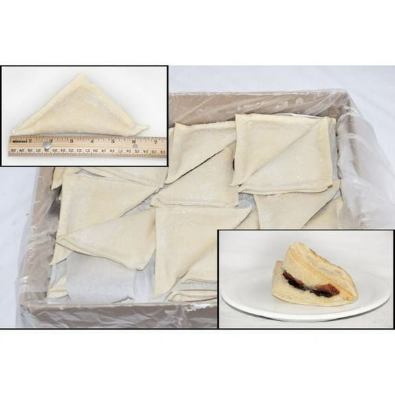 General Mills Pillsbury Turnovers Blueberry Sugared Puff Pastry Dough, 3.7 Ounce - 60 per case.