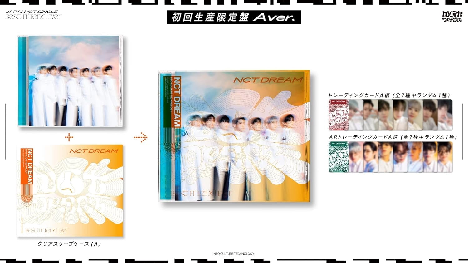 NCT DREAM 日本 CD Best Friend Ever 初回限定B盤 トレカ マーク