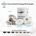 thumbnail image 5 of 5927-MW-SkyX-SkyPlug Smart Plug & Play Lighting Base - Corvus-Matte White Finish, 5 of 7