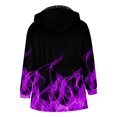 thumbnail image 6 of IROINNID Winter Jacket for Men Casual Hoodie Zipper Jacket Thermal Thicken Warm Long Sleeve Coat Plush Outerwear With Pocket Savings,Purple, 6 of 6