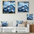 thumbnail image 4 of Designart "Celestial Petals Blue Hydrangea" Floral Wall Art Print, 4 of 5