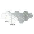 thumbnail image 3 of Hexagon Acrylic Wall Sticker Modern Geometric Decorative Background Peel and Stick Removable Wall Art for Home 12PCS, 3 of 8