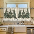 thumbnail image 2 of Yayeee Kitchen Curtains Set of 2 Light Filtering 57"x24" Over Sink Window Panels, Christmas Stars, 2 of 7