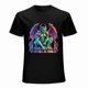 thumbnail image 1 of Gargoyle Statue Comics Art T-shirt Tee Steampunk Devil Short Sleeve, 1 of 4