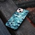 thumbnail image 4 of FINCIBO Soft Rubber Protector Cover Case for Apple iPhone 13 mini 5.4" 2021 (NOT FIT Apple iPhone 13 Pro 6.1" 2021/iPhone 13 6.1" 2021/iPhone 13 Pro Max 6.7" 2021), Mermaid Scales Blue Wave, 4 of 5