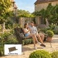 thumbnail image 2 of Outsunny Bench Cushion Water-Repellent, Khaki, 2 of 10