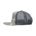 thumbnail image 3 of Decky 1040 5 Panel High Profile Structured Cotton Blend Trucker-Cardinal, 3 of 5