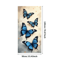thumbnail image 4 of LUUFILx Blue Butterfly Banner Backdrop Wall Hanging Decor Party Events Photography Props Background Home Decor Birthday Decoration Art Display, 4 of 9
